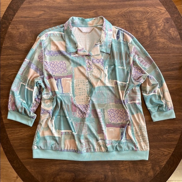 Vintage Polyester Top - Picture 2 of 5